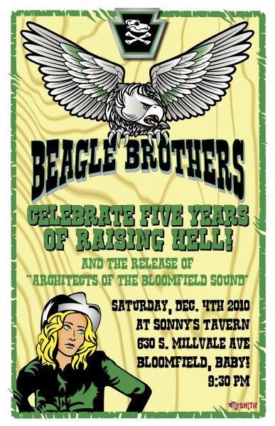 Beagle Brothers Record Release Flyer