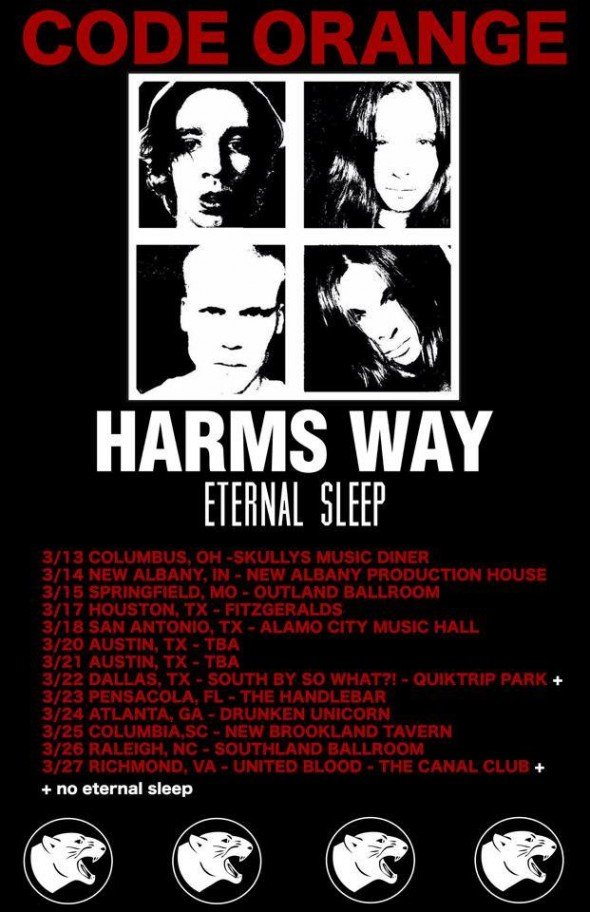 code orange harms way tour 2015